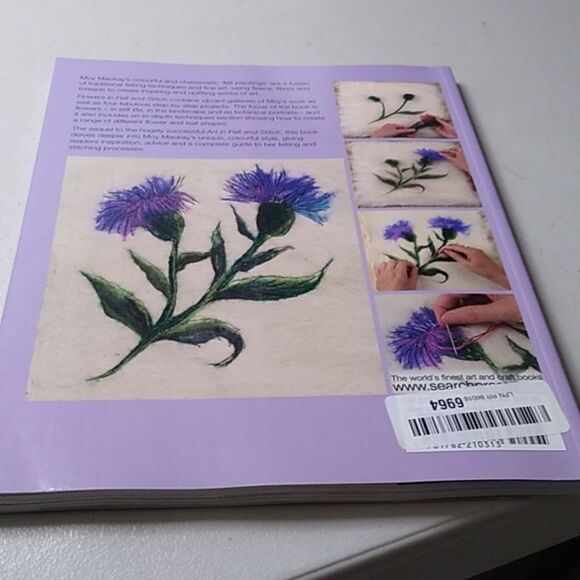 Flowers in Felt & Stitch Book - Picture 2 of 7